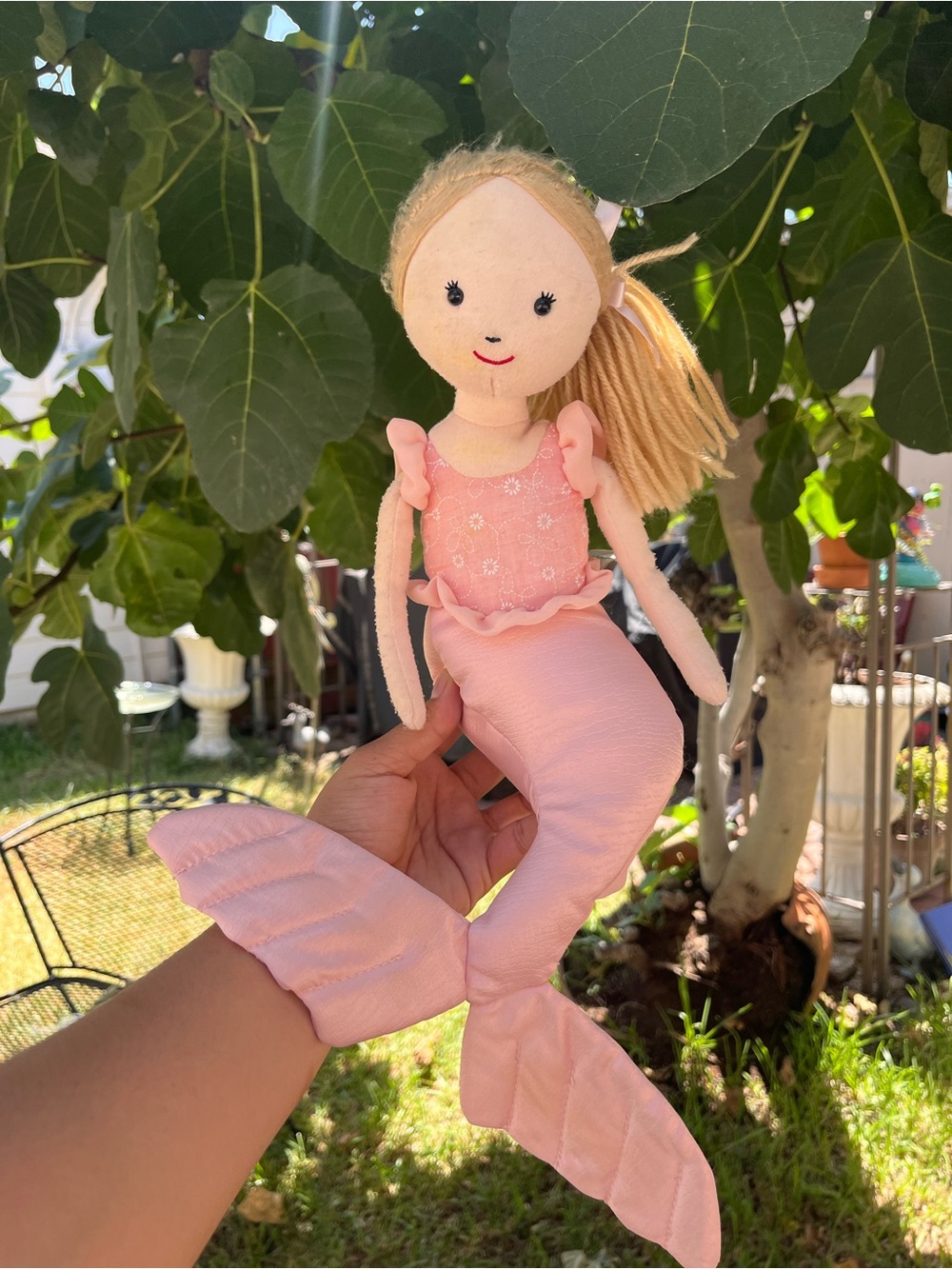 Jellycat Pink Mermaid Soft Plush Doll